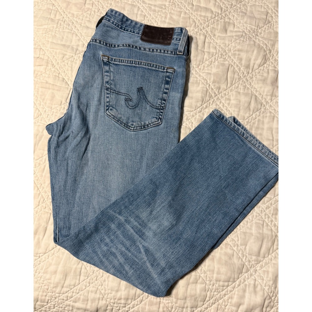 AG Adriano Goldschmied The Graduate Jeans Mens 33R Light Wash Tailored Leg